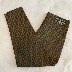 Fendi Monogram Pants Size L